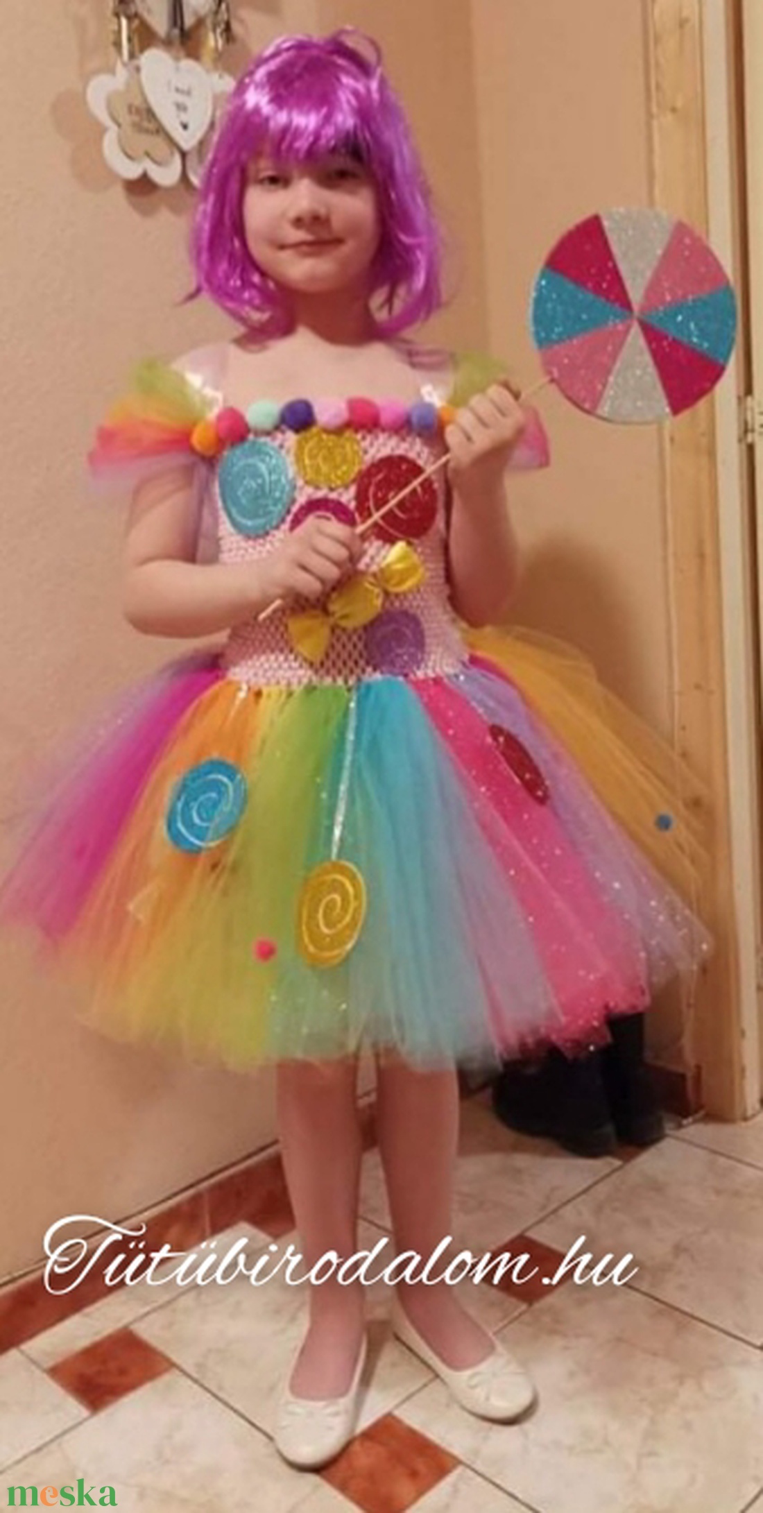 Cukorka jelmez � színes tüll szoknyás jelmez kislányoknak - ruha & divat - jelmez & álarc - jelmez - Meska.hu