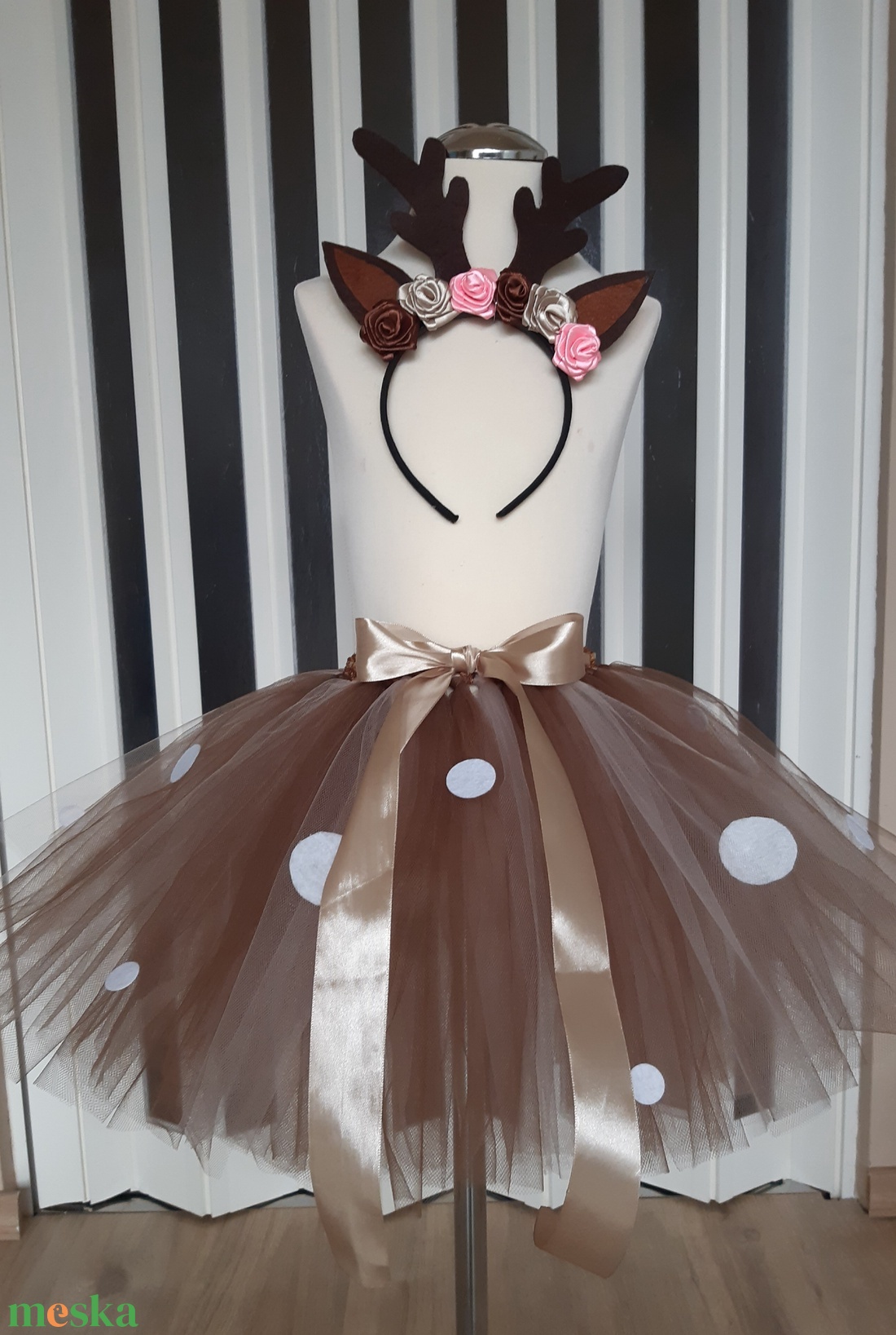 Őzike tütü szett fejpánttal � bájos jelmez kislányoknak - ruha & divat - jelmez & álarc - jelmez - Meska.hu