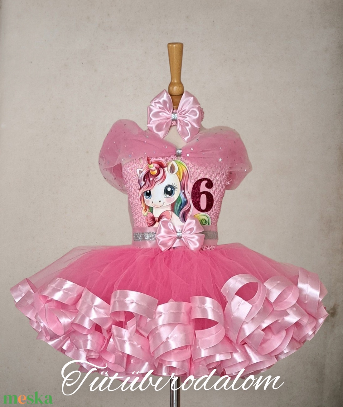 Unikornis varázs tüllruha � álomruha kislányoknak - baba - mama - babaruházat - baba ruhák - Meska.hu