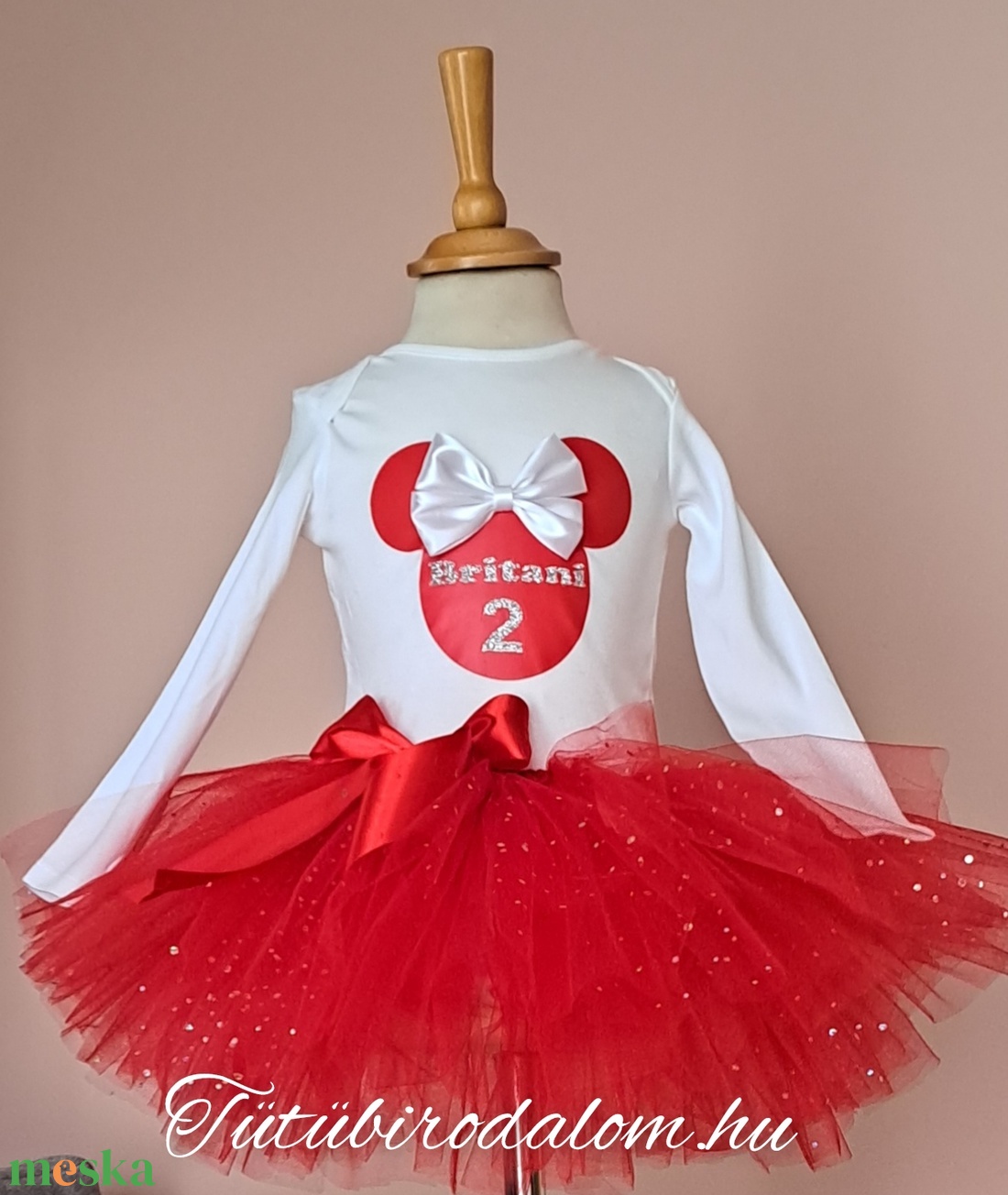Személyre szabott születésnapi tüll szett - baba - mama - babaruházat - baba ruhák - Meska.hu