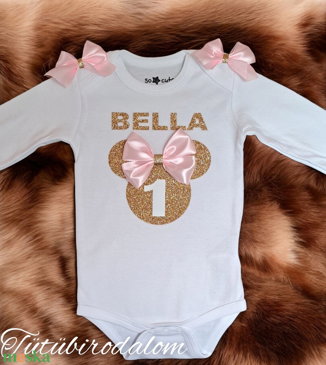 Szülinapi body/póló egyedi névvel és számmal - baba - mama - babaruházat - baba body - Meska.hu