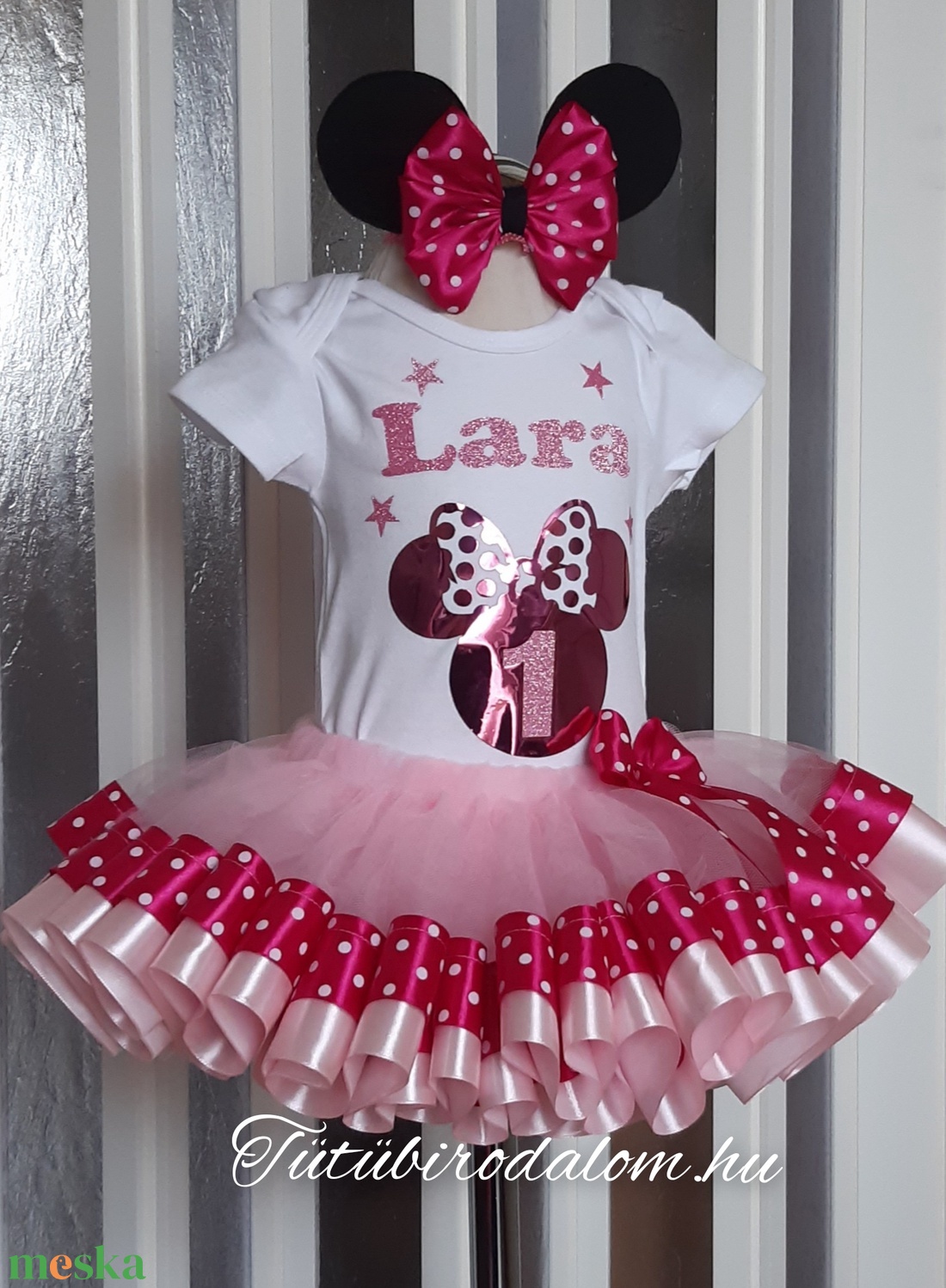 Masnis születésnapi tütü szett � névvel és számmal - baba - mama - babaruházat - baba ruhák - Meska.hu