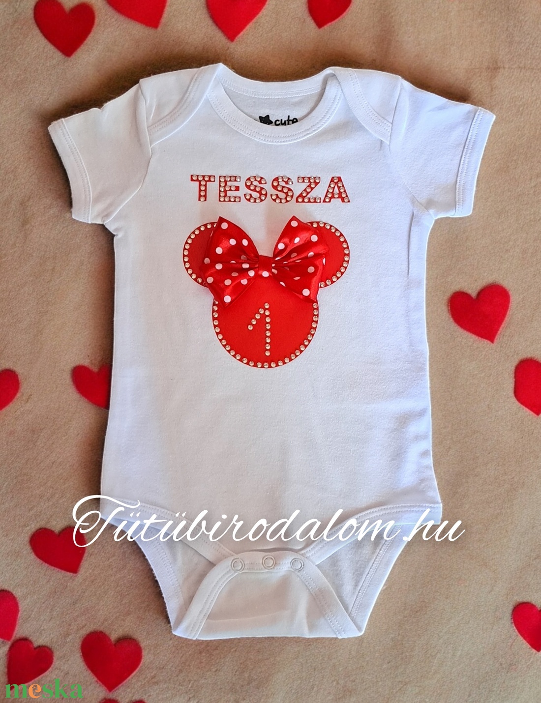 Szülinapi body/póló egyedi névvel és számmal - baba - mama - babaruházat - baba body - Meska.hu