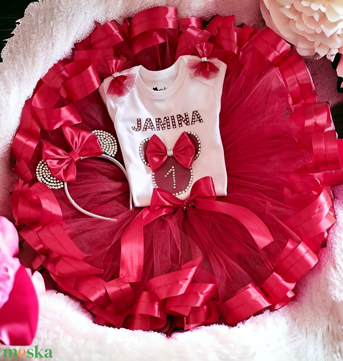 Szülinapi szett  - baba - mama - babaruházat - babaruha szett - Meska.hu