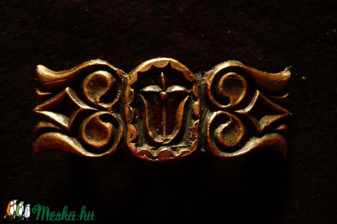 Tulipános hajcsat -  - Meska.hu