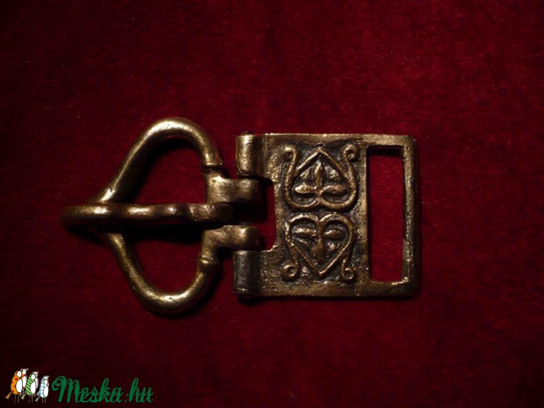 Életfával díszített bronz övcsat -  - Meska.hu