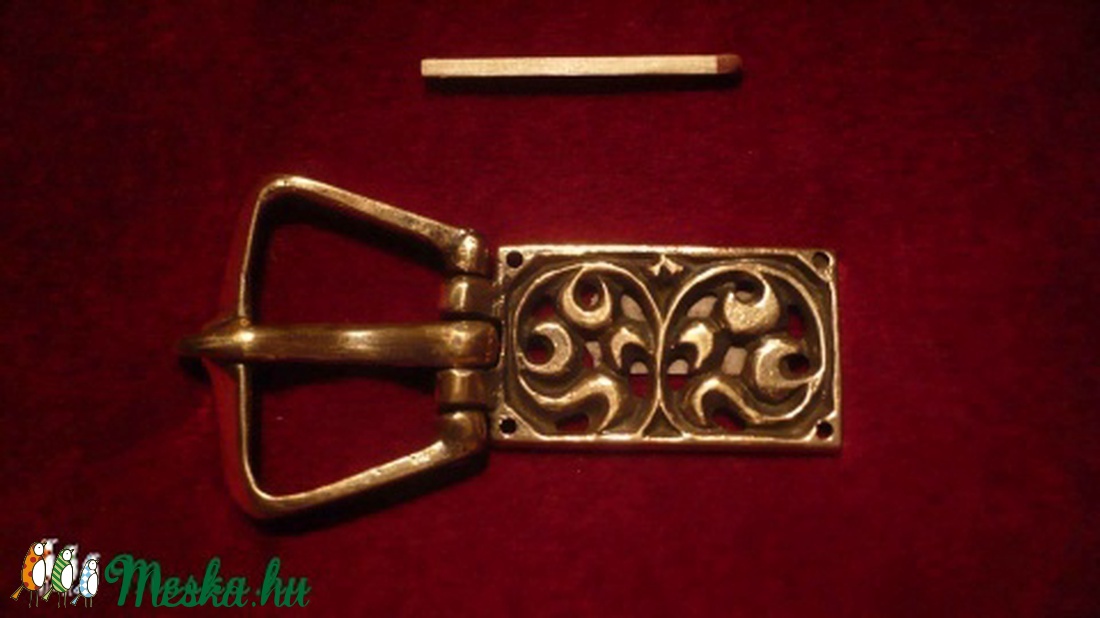 Életfával díszített bronz övcsat -  - Meska.hu