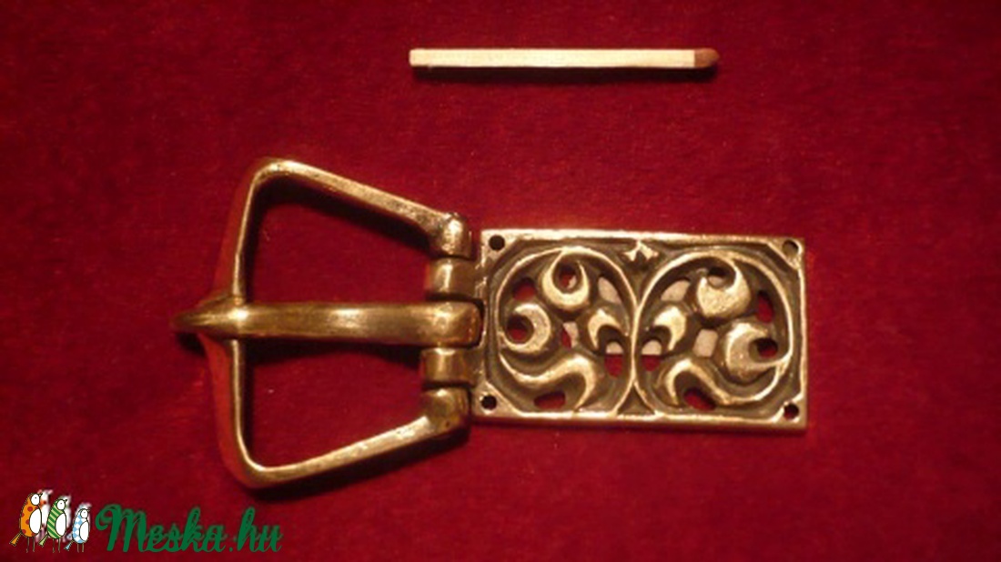 Életfával díszített bronz övcsat -  - Meska.hu