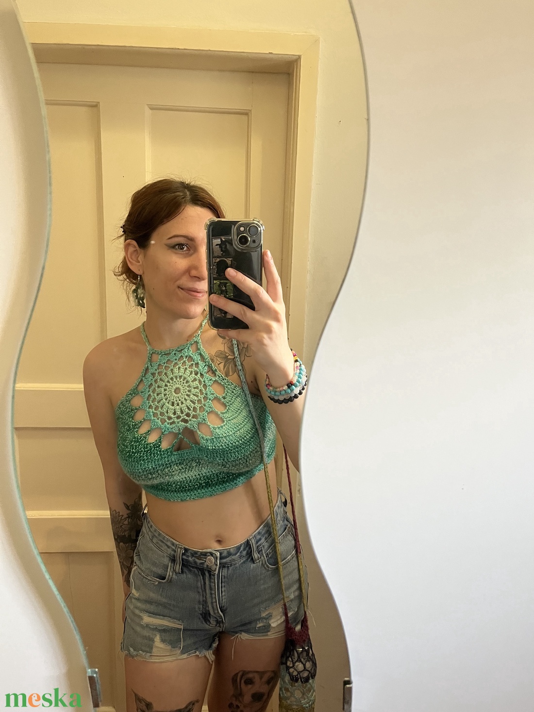 Mandala horgolt crop top - ruha & divat - női ruha - top - Meska.hu Mandala horgolt crop top - ruha & divat - női ruha - top - Meska.hu