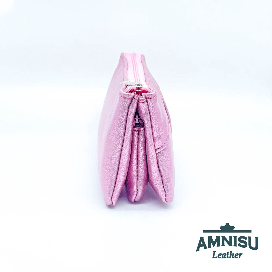 Metál rózsaszín egyenes kristály köves női pénztárca G4001 - táska & tok - pénztárca & más tok - pénztárca - női pénztárca - Meska.hu