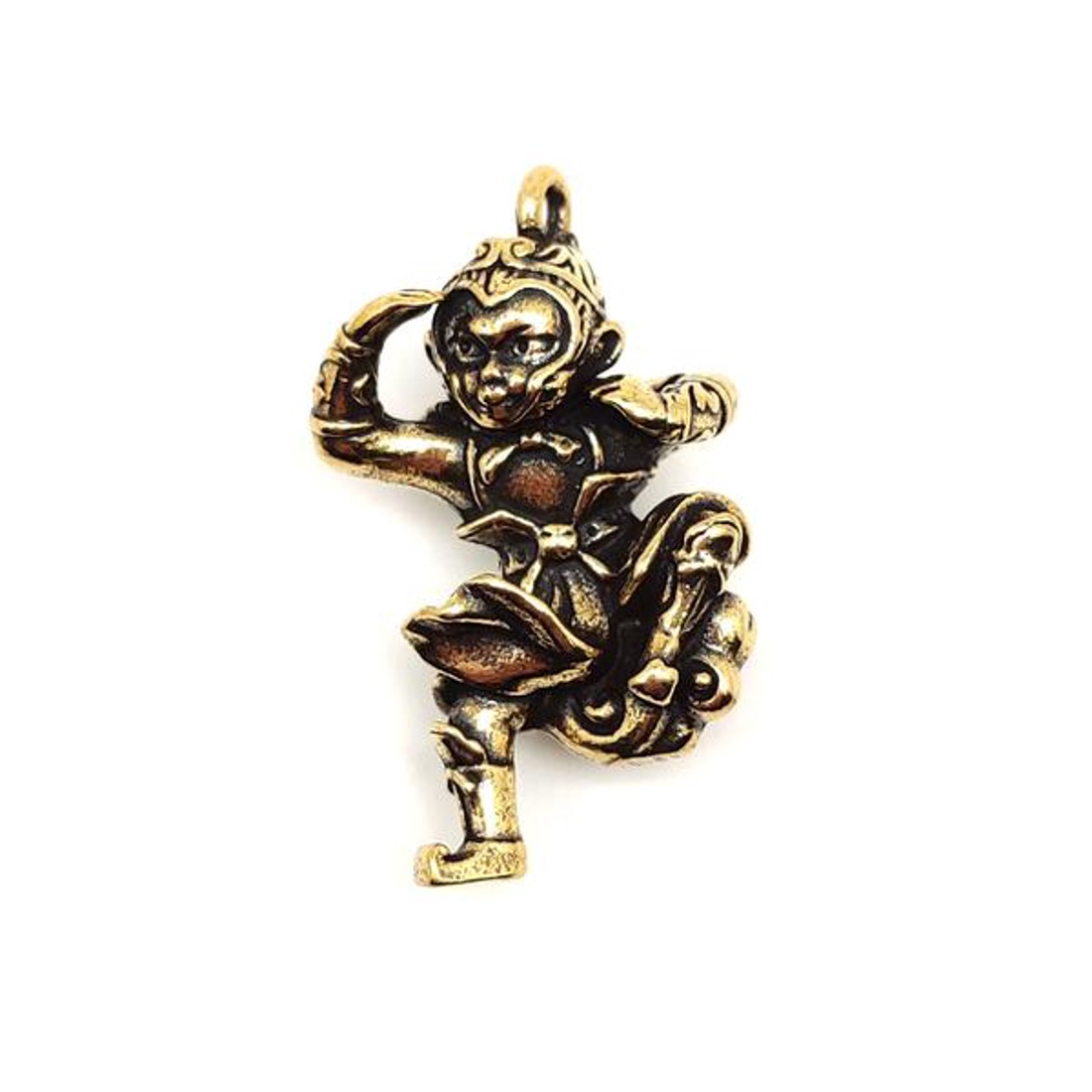 Sárgaréz medál táncoló majom 3x1,8cm - - Meska.hu Sárgaréz medál táncoló majom 3x1,8cm - - Meska.hu