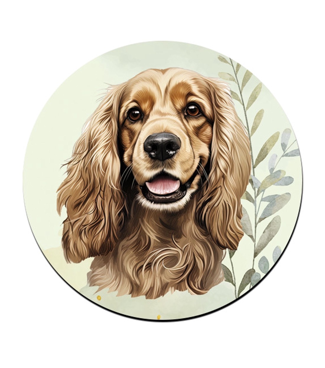 Cser Amerikai cocker spániel portré mintás bögre alátét -  - Meska.hu