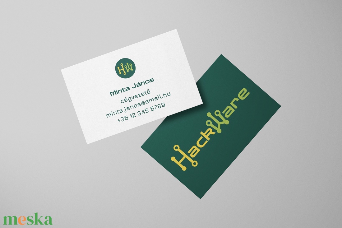 Egyedi névjegykártya tervezés - személyre szabott digitális dizájn - művészet - grafika & illusztráció - digitális - Meska.hu