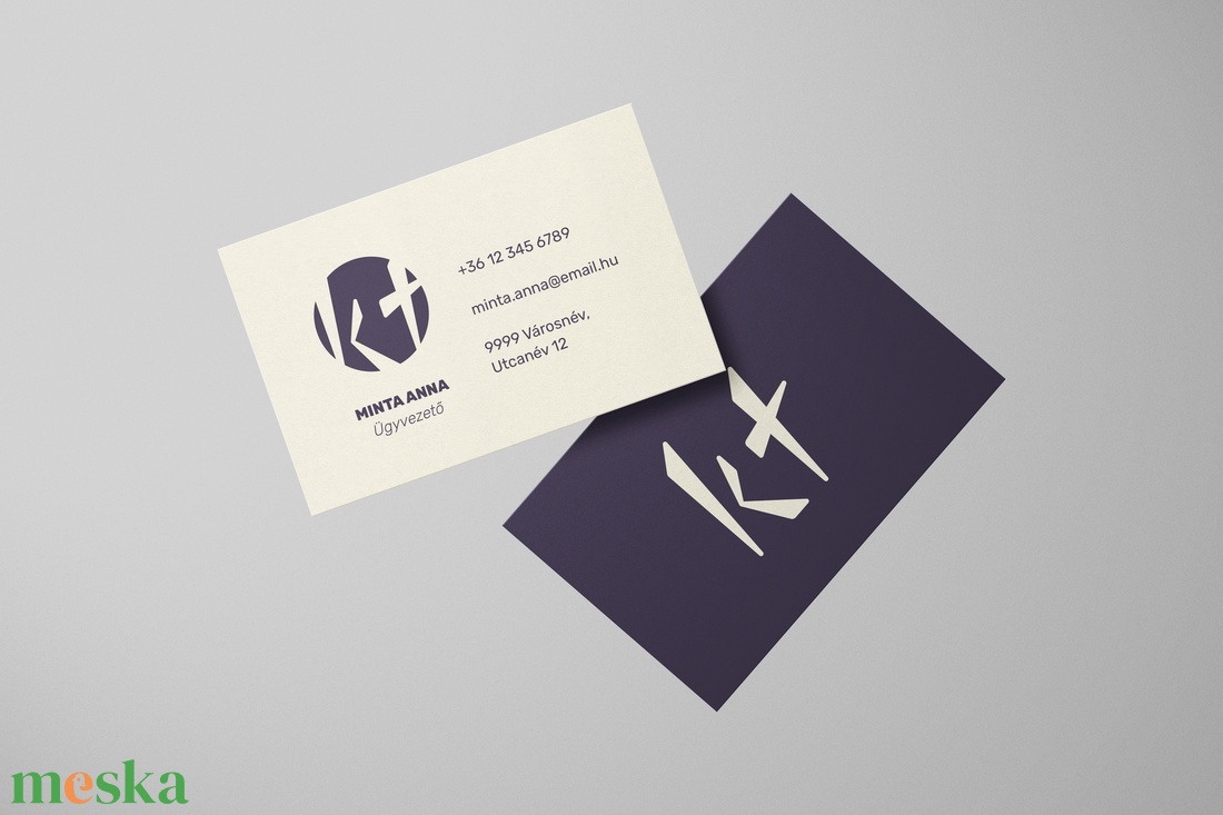 Egyedi névjegykártya tervezés - személyre szabott digitális dizájn - művészet - grafika & illusztráció - digitális - Meska.hu