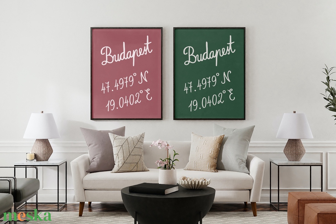 Magyar települések földrajzi koordinátái � nyomtatható poszter - otthon & életmód - dekoráció - kép & falikép - poszter - Meska.hu