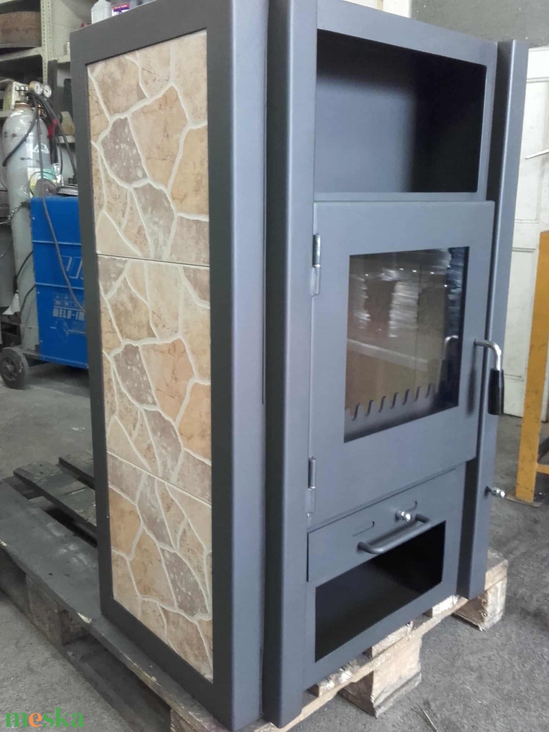 Tea kályha, száraz, választható díszburkolattal - otthon & életmód - ház & kert - kandalló tartozék - Meska.hu