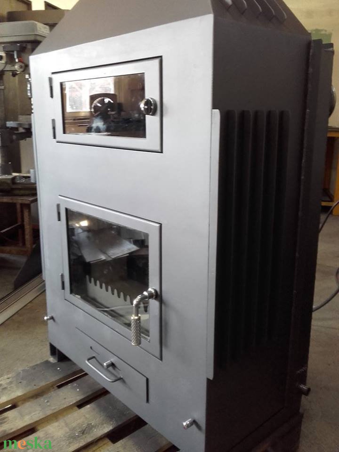 Vízteres kályha, beépíthető sütővel - otthon & életmód - ház & kert - kandalló tartozék - Meska.hu
