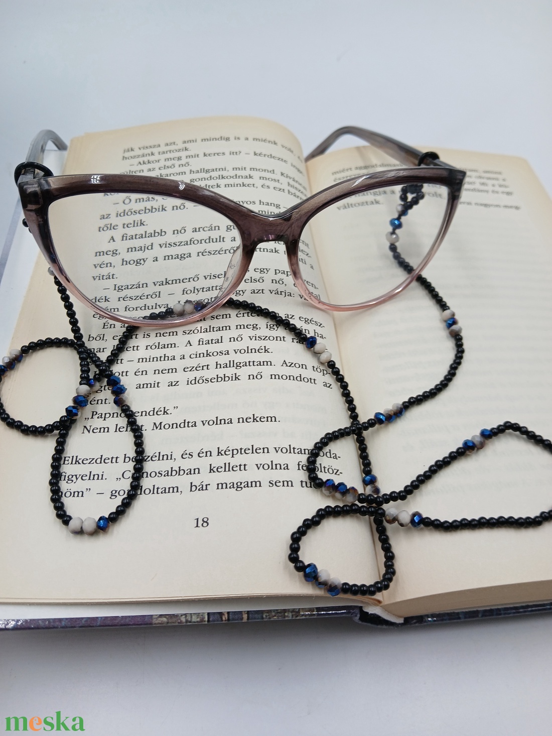 Turmalin szemüveglánc- a védelmező ajándék - ékszer - nyaklánc - hosszú nyaklánc - Meska.hu