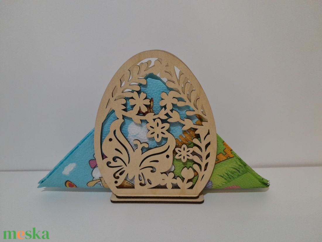 Húsvéti szalvétatartó  - otthon & életmód - konyhafelszerelés, tálalás - tálalás - szalvétatartó, szalvétagyűrű - Meska.hu