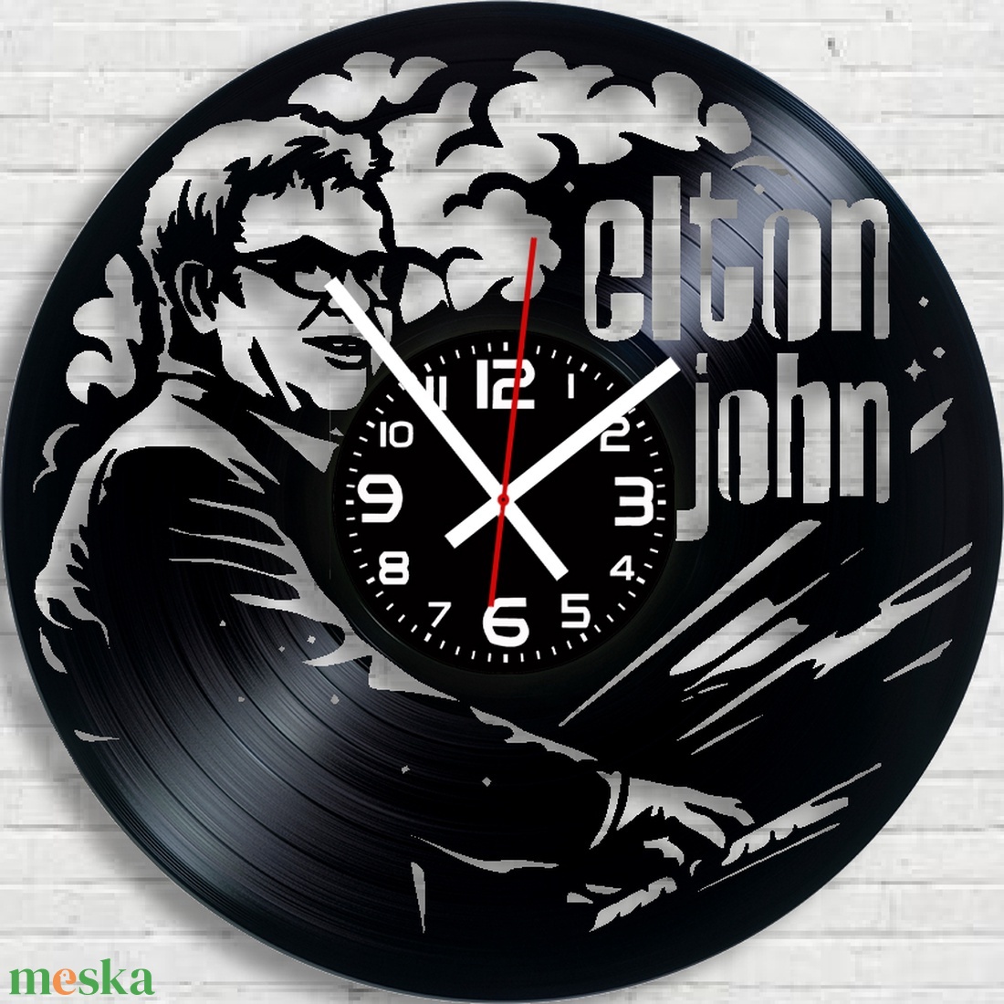 Elton John bakelitlemez falióra! - otthon & életmód - dekoráció - fali és függő dekoráció - falióra & óra - Meska.hu Elton John bakelitlemez falióra! - otthon & életmód - dekoráció - fali és függő dekoráció - falióra & óra - Meska.hu