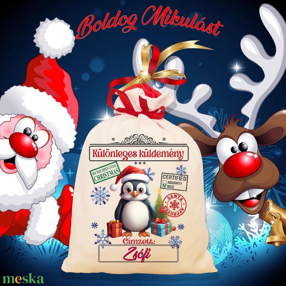 Mikulás zsák, télapó zsák, névreszóló mikulás zsák, egyedi mikulás zsák - karácsony - mikulás - mikulás zsák - Meska.hu Mikulás zsák, télapó zsák, névreszóló mikulás zsák, egyedi mikulás zsák - karácsony - mikulás - mikulás zsák - Meska.hu