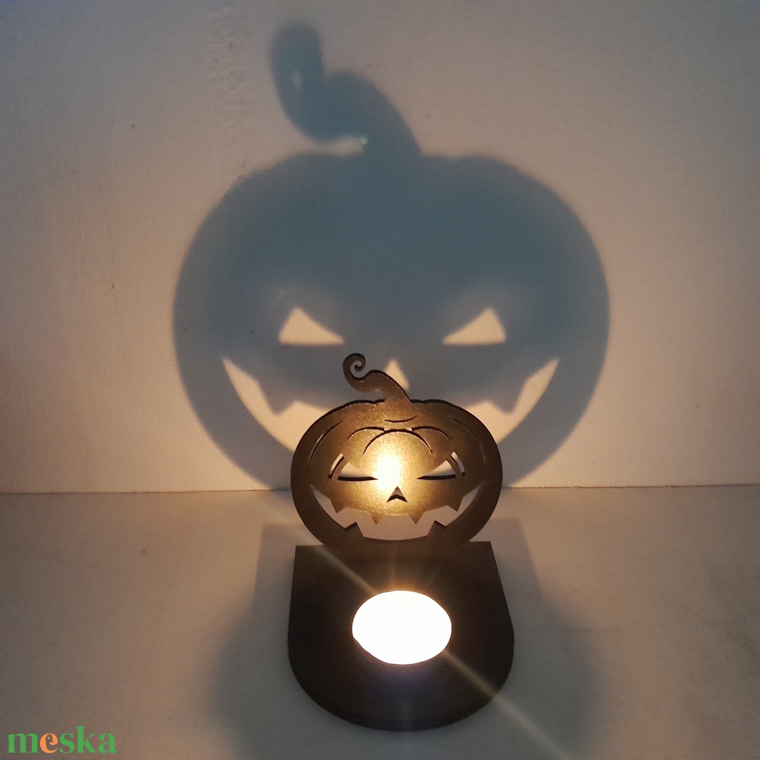 Halloween mintás árnyék lámpa, mécsestartó! - otthon & életmód - dekoráció - halloween - halloweeni dekoráció - Meska.hu