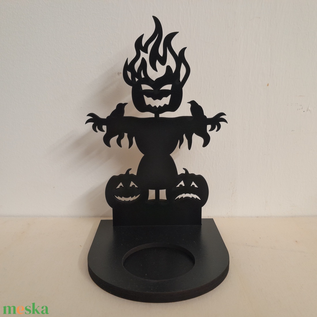 Halloween mintás árnyék lámpa, mécsestartó! - otthon & életmód - dekoráció - halloween - halloweeni dekoráció - Meska.hu