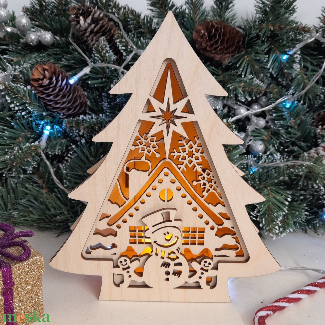 Karácsonyi lámpás! - karácsony - karácsonyi lakásdekoráció - karácsonyi lakásdíszek - Meska.hu