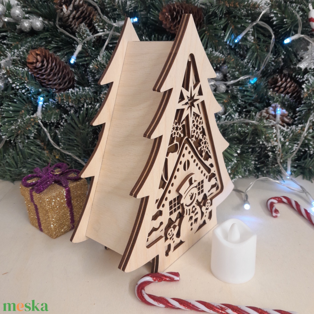 Karácsonyi lámpás! - karácsony - karácsonyi lakásdekoráció - karácsonyi lakásdíszek - Meska.hu