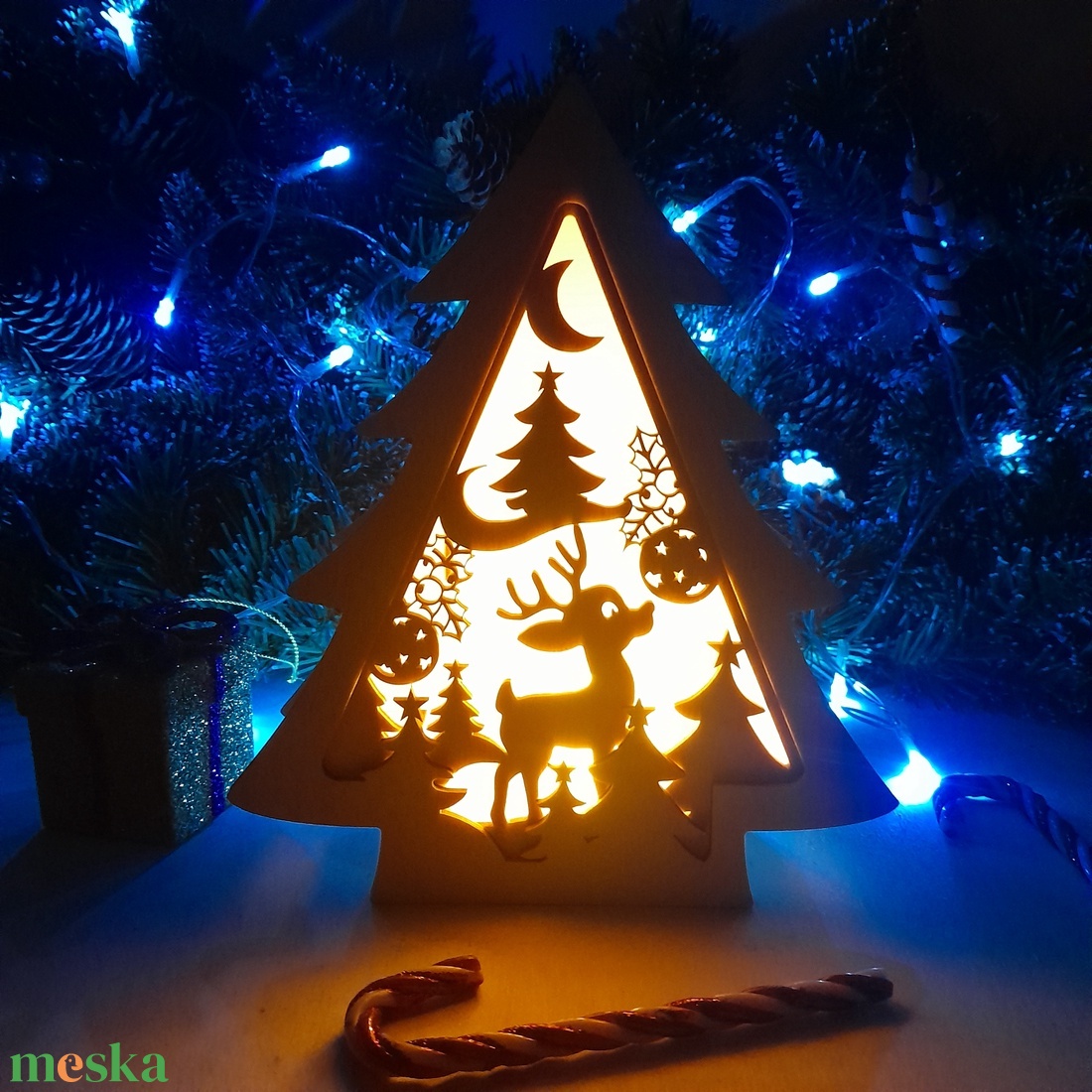 Karácsonyi lámpás! - karácsony - karácsonyi lakásdekoráció - karácsonyi lakásdíszek - Meska.hu