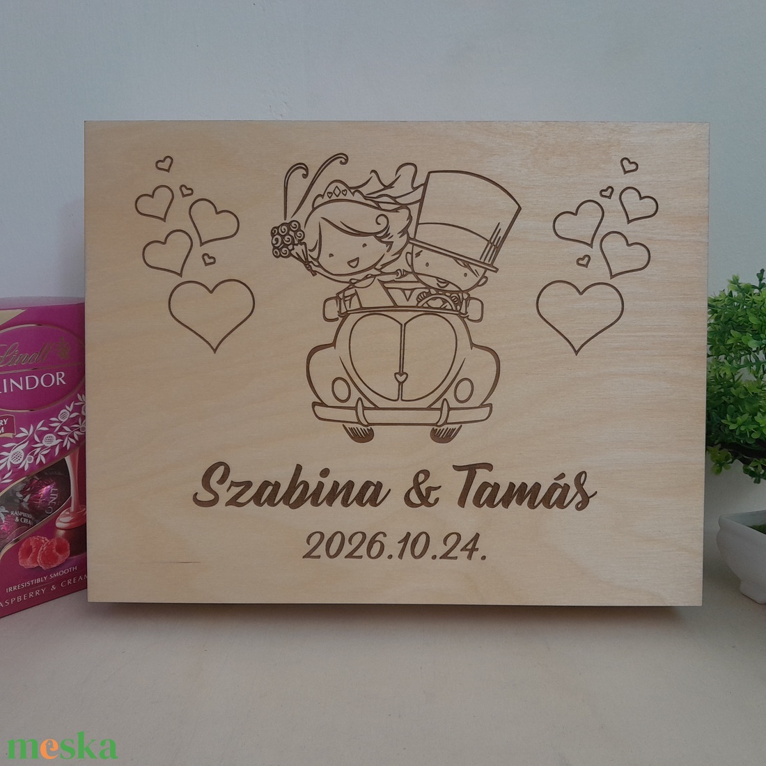 Boldog házasság kellékei doboz - esküvő - emlék & ajándék - doboz - Meska.hu