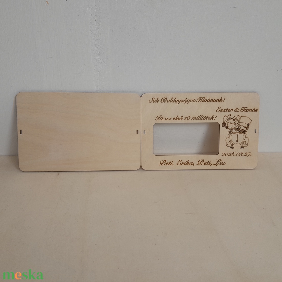 Esküvői első 10milliós pénzátadó - esküvő - emlék & ajándék - nászajándék - esküvői pénzátadó doboz - Meska.hu