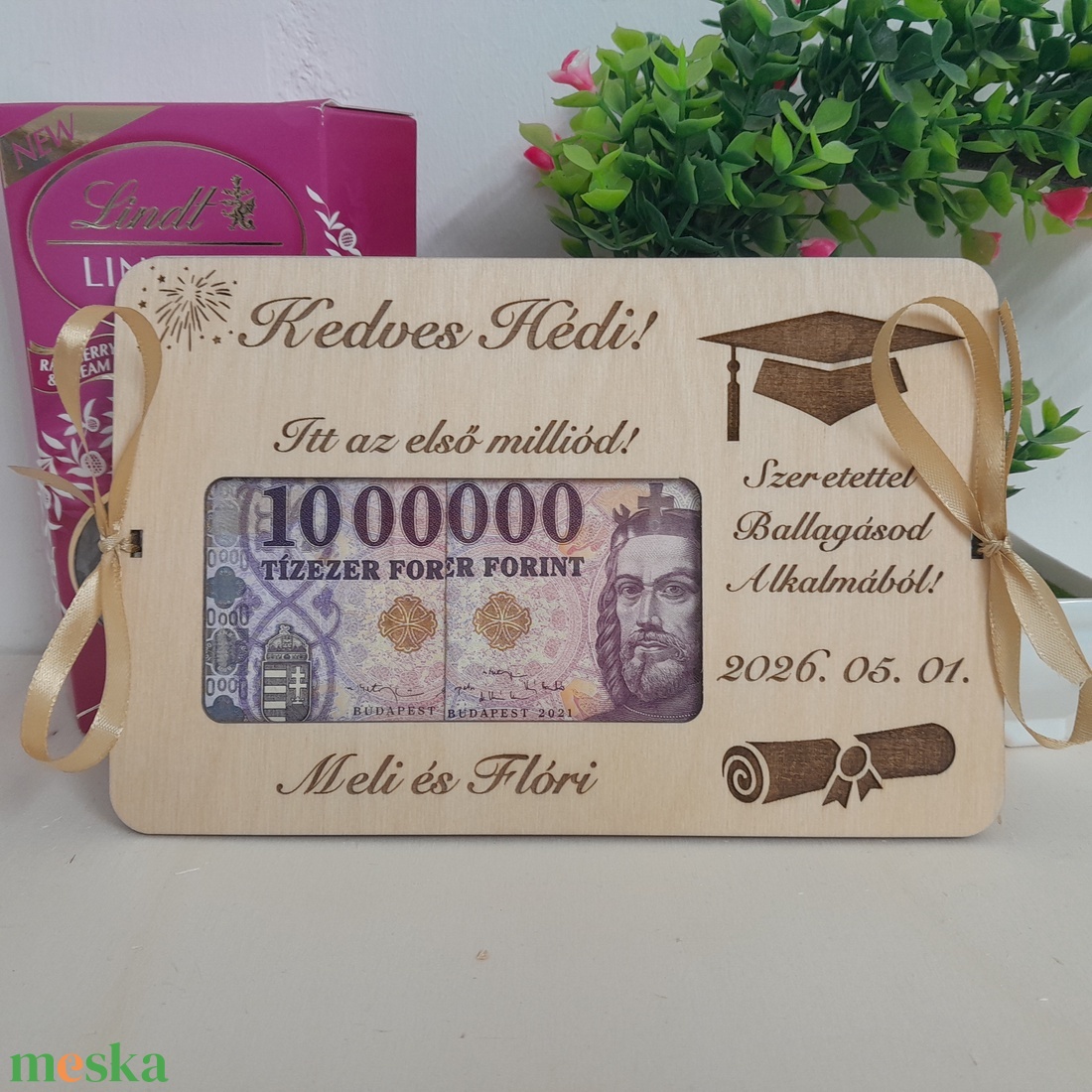 Ballagási pénzátadó! - esküvő - emlék & ajándék - nászajándék - esküvői pénzátadó boríték, kártya - Meska.hu
