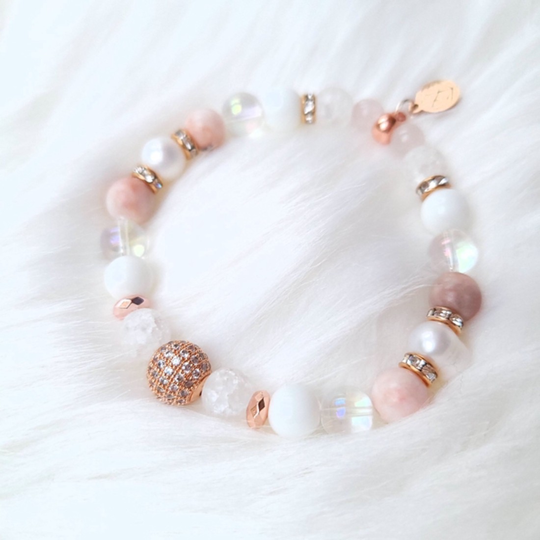 Yvonne Design rosegold luxury ásványkarkötő - ékszer - karkötő - ásványkarkötő - Meska.hu Yvonne Design rosegold luxury ásványkarkötő - ékszer - karkötő - ásványkarkötő - Meska.hu