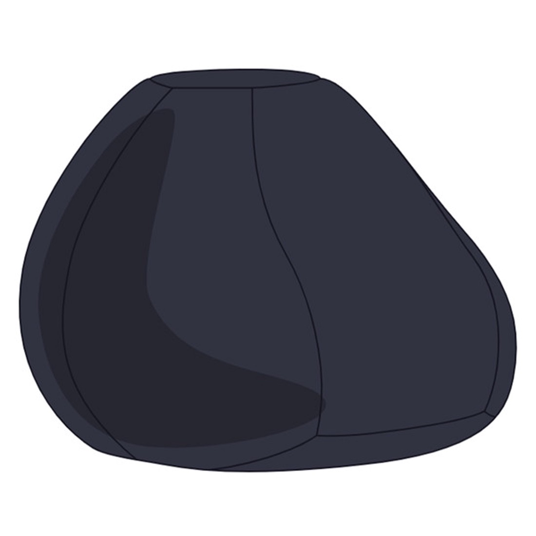 Navy Babzsák Puff Huzat - otthon & életmód - bútor - babzsák - babzsák huzat - Meska.hu