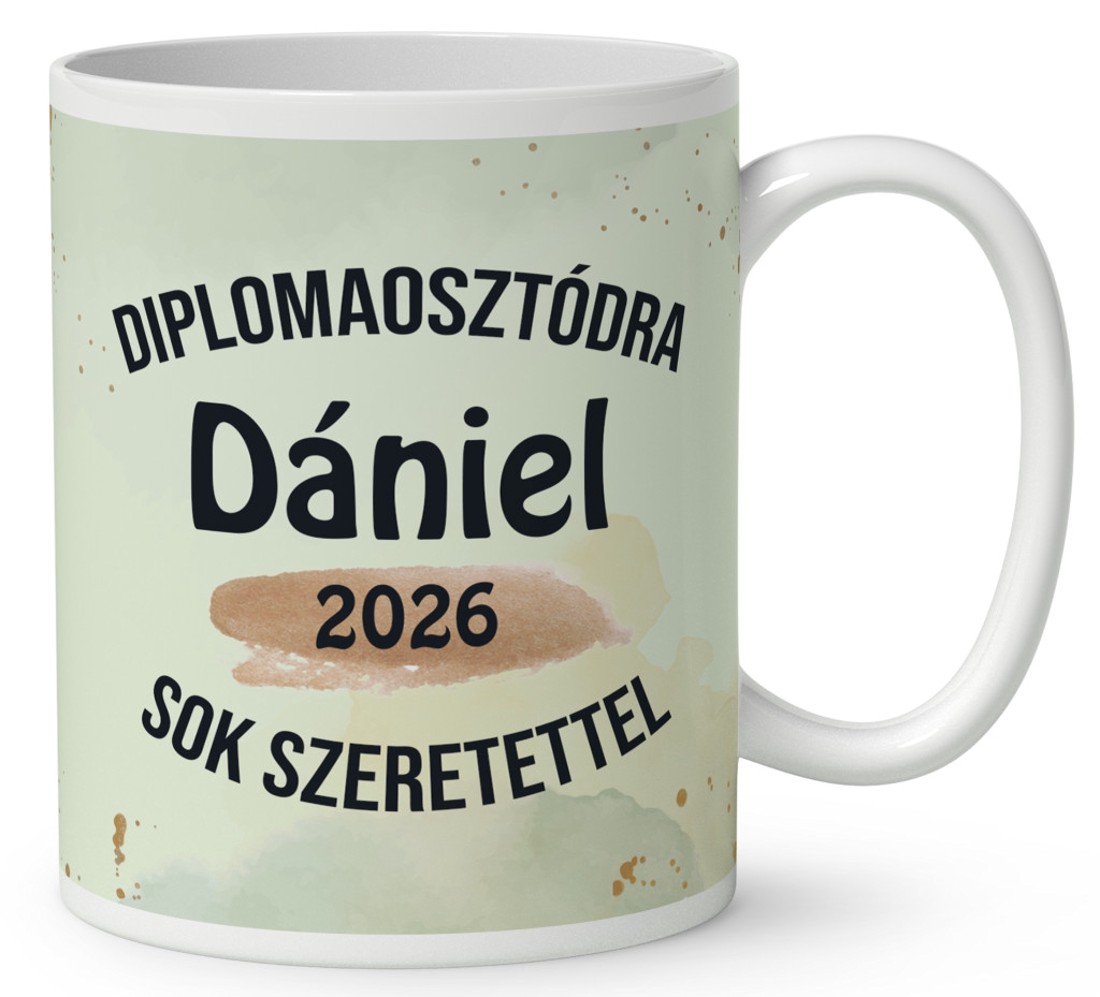 Névvel kérhető Maci - 2026 évi Ballagásra mintás bögre - otthon & életmód - konyhafelszerelés, tálalás - tálalás - bögre & csésze - Meska.hu