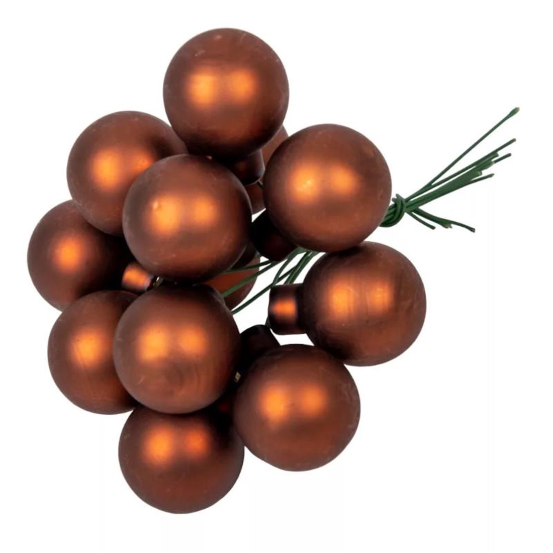 Üveggömb pick 2,5 cm - eszpresszó - matt 12 db - kellékek & szerszámok - dekorációs kellékek - üveggömb pick - Meska.hu