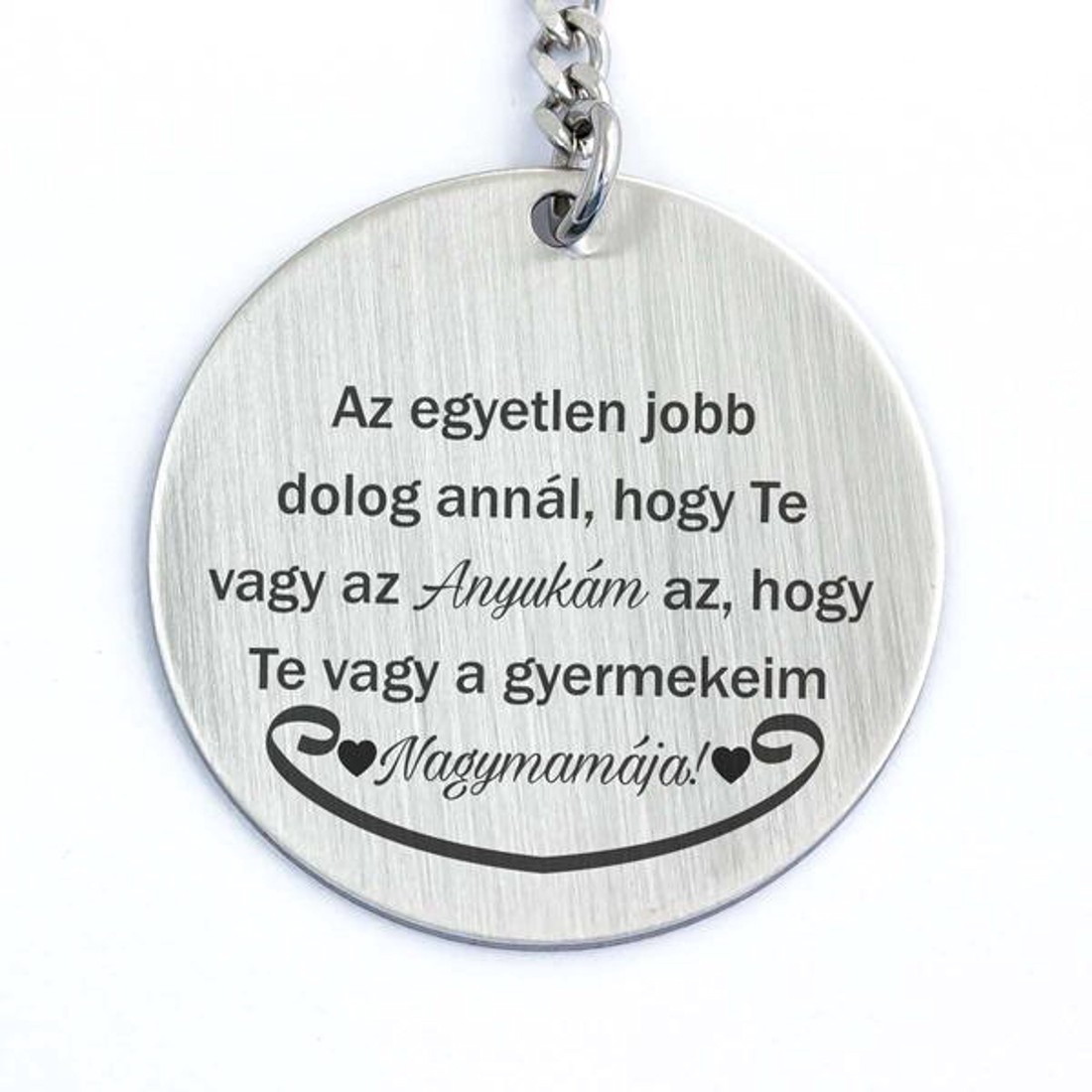 Te vagy az Anyukám és Nagymama acél medálos kulcstartó - táska & tok - kulcstartó & táskadísz - kulcstartó - Meska.hu Te vagy az Anyukám és Nagymama acél medálos kulcstartó - táska & tok - kulcstartó & táskadísz - kulcstartó - Meska.hu