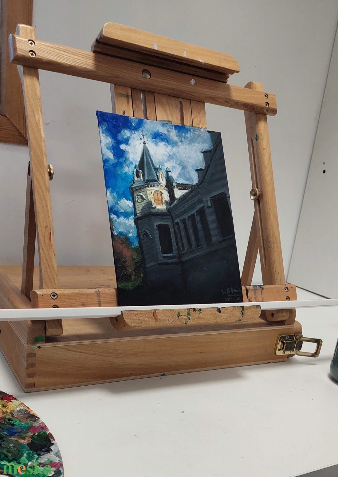 Nádasdy Kastély festmény - művészet - festmény - akril - Meska.hu