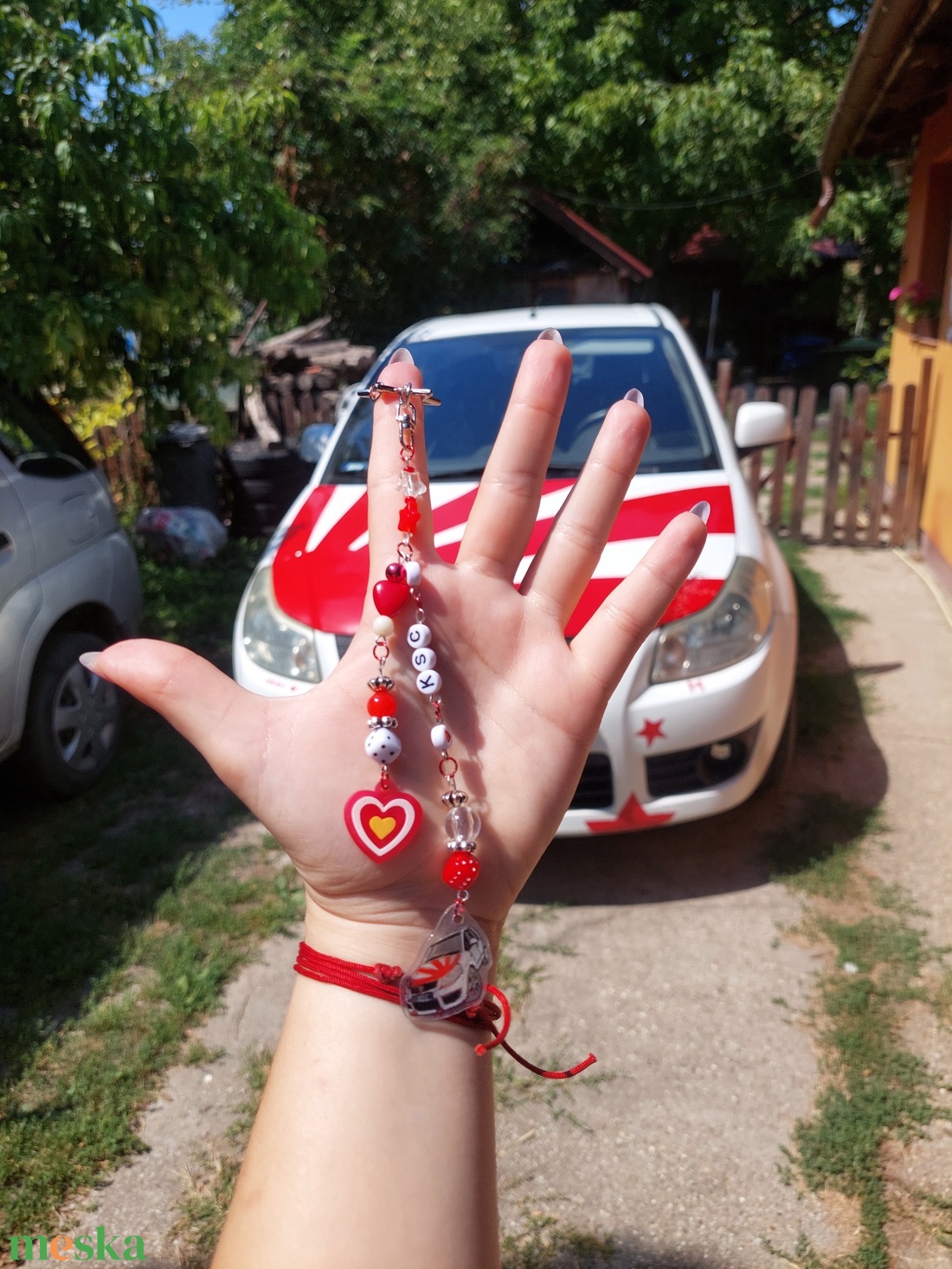 Egyedi autó visszapillantó dísz - otthon & életmód - autó - visszapillantó dísz - Meska.hu