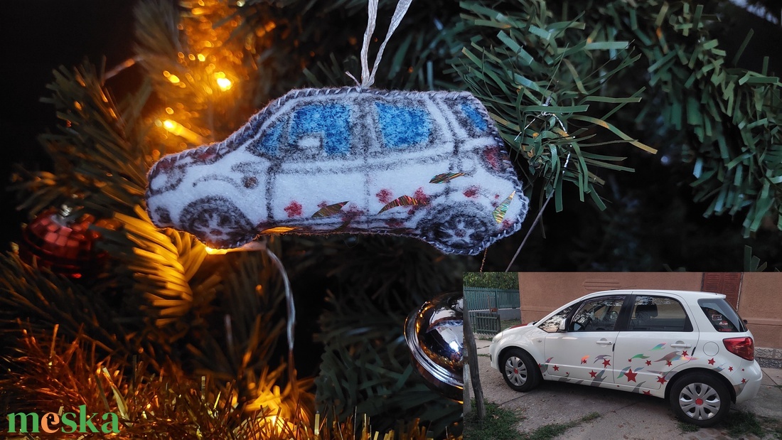 Egyedi karácsonyfadísz - karácsony - karácsonyi lakásdekoráció - karácsonyfadíszek - Meska.hu