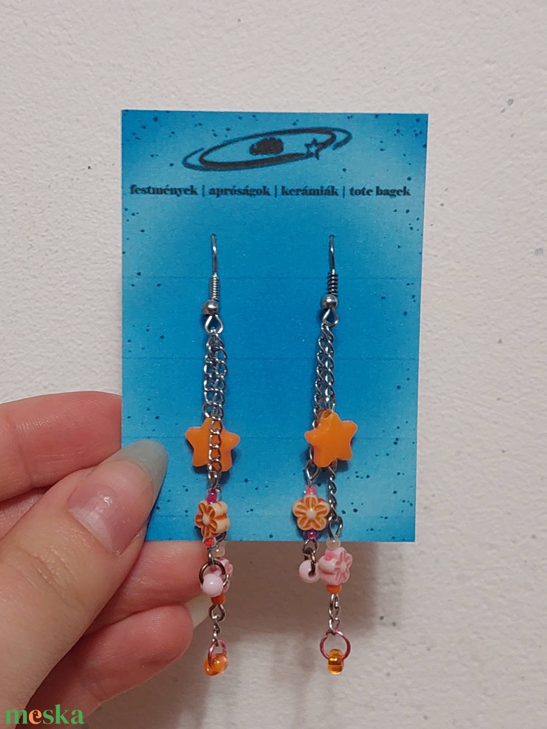 Fülbevaló - ékszer - fülbevaló - lógó fülbevaló - Meska.hu