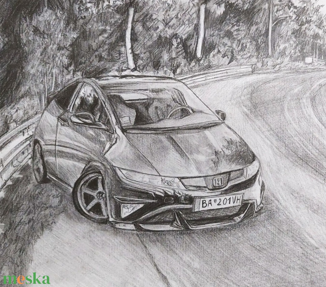 Egyedi rajz fotó alapján (kérésre) - művészet - grafika & illusztráció - ceruzarajz - Meska.hu