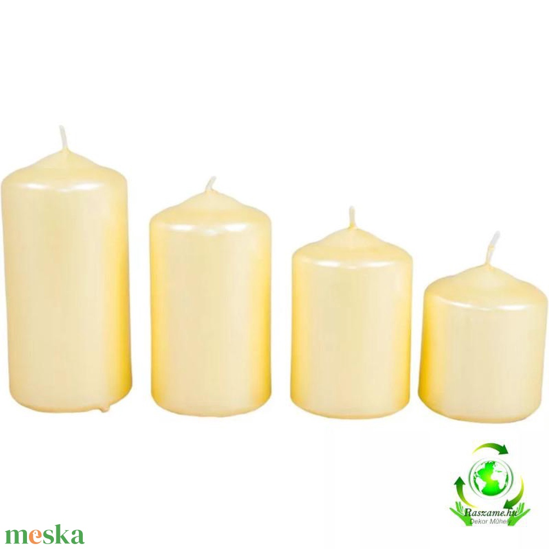 Metál 50 mm lépcsős gyertya szett - krém - kellékek & szerszámok - dekorációs kellékek - dekorációs gyertya - Meska.hu Metál 50 mm lépcsős gyertya szett - krém - kellékek & szerszámok - dekorációs kellékek - dekorációs gyertya - Meska.hu