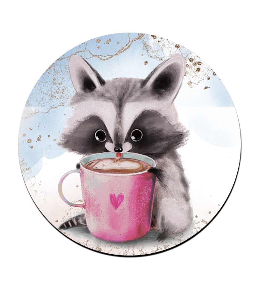 Mosómaci mintás bögre alátét -  - Meska.hu