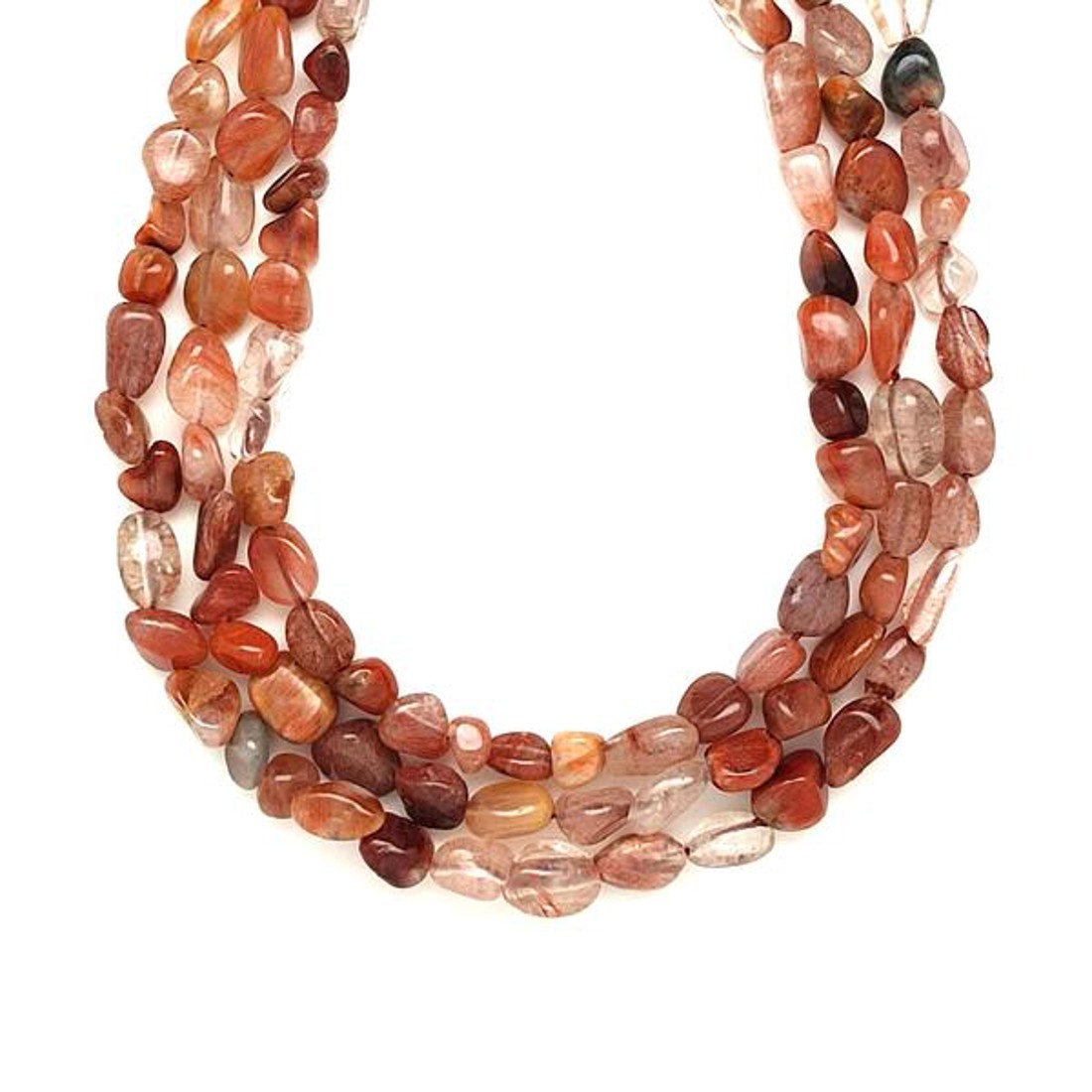 Rutilkvarc vörös pebble AB 6-10mm - kellékek & szerszámok - ásvány alapanyag - ásványfüzér - Meska.hu