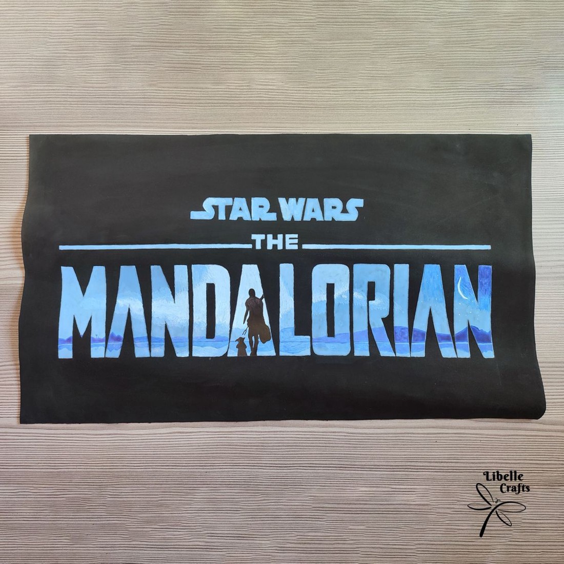 Mandalorian feliratos playmat -  - Meska.hu