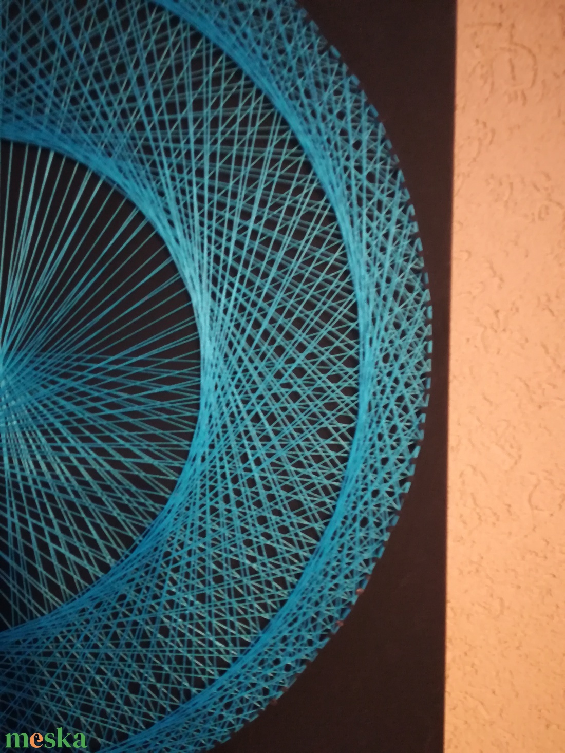 Türkiz csiga, 50x50 cm, String art kép - otthon & életmód - dekoráció - fali és függő dekoráció - falra akasztható dekor - Meska.hu Türkiz csiga, 50x50 cm, String art kép - otthon & életmód - dekoráció - fali és függő dekoráció - falra akasztható dekor - Meska.hu