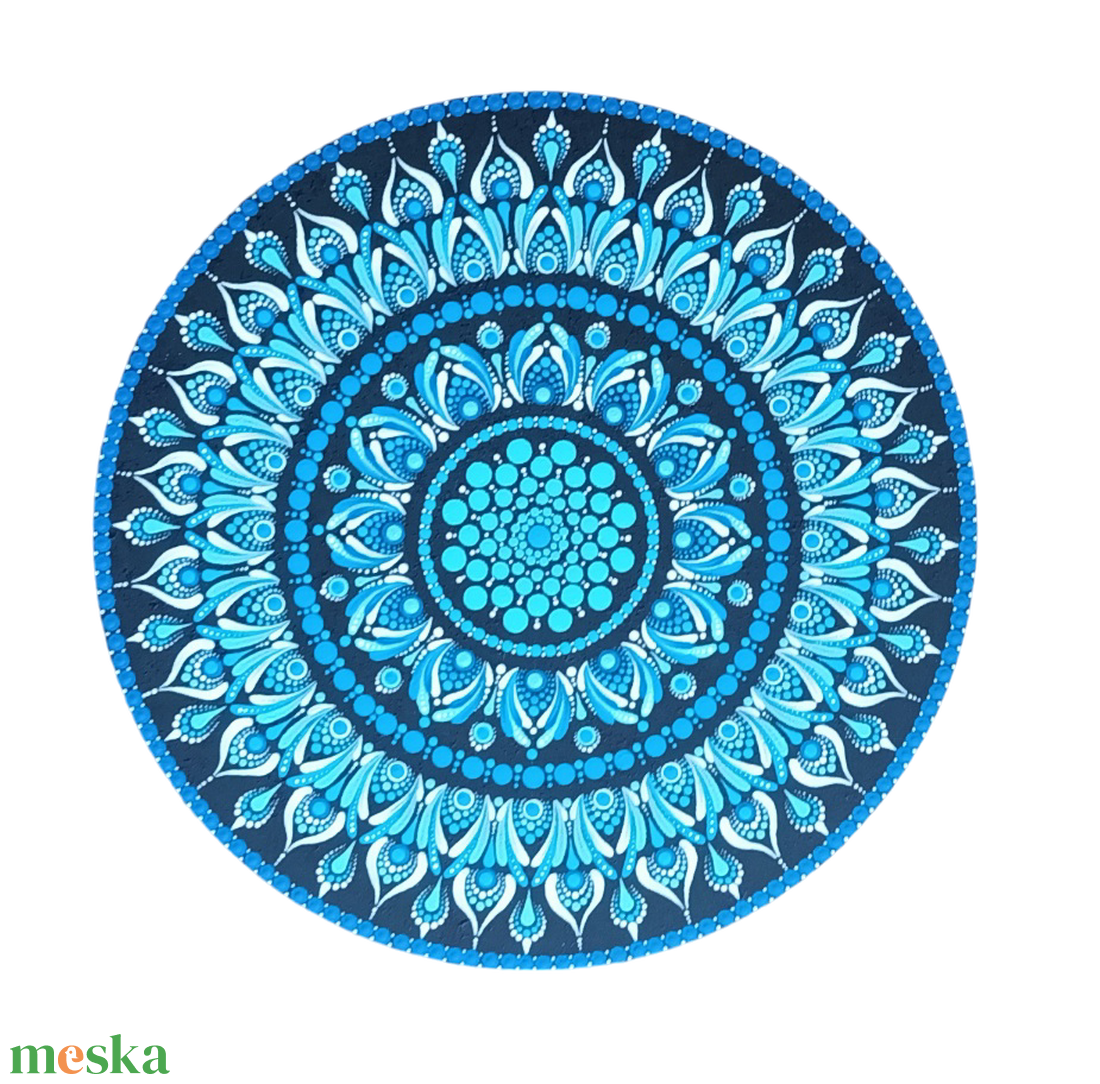 Egyedi mandala, kék - otthon & életmód - dekoráció - spiritualitás - mandala - Meska.hu Egyedi mandala, kék - otthon & életmód - dekoráció - spiritualitás - mandala - Meska.hu