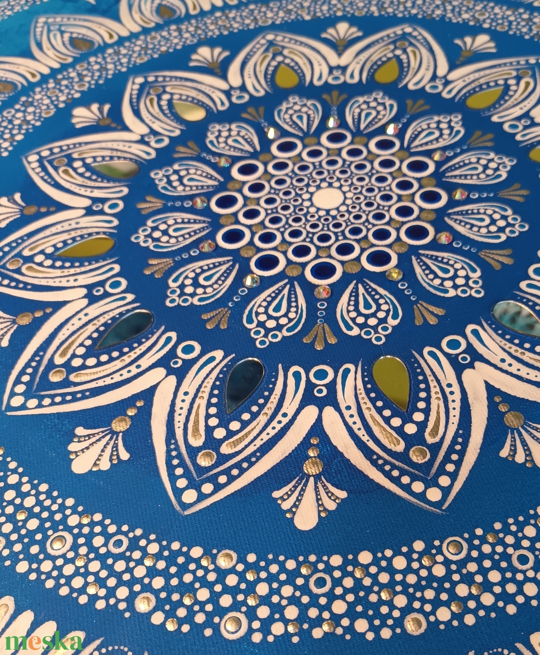 Egyedi mandala, kék - otthon & életmód - dekoráció - spiritualitás - mandala - Meska.hu Egyedi mandala, kék - otthon & életmód - dekoráció - spiritualitás - mandala - Meska.hu